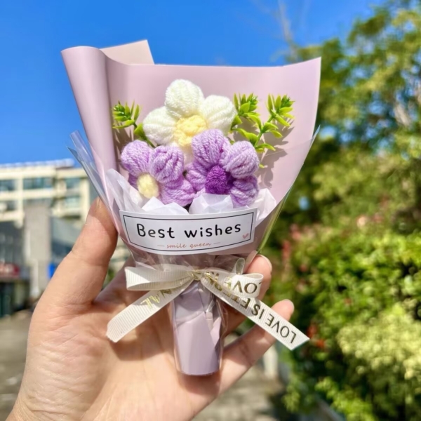 Mini ramos de crochet