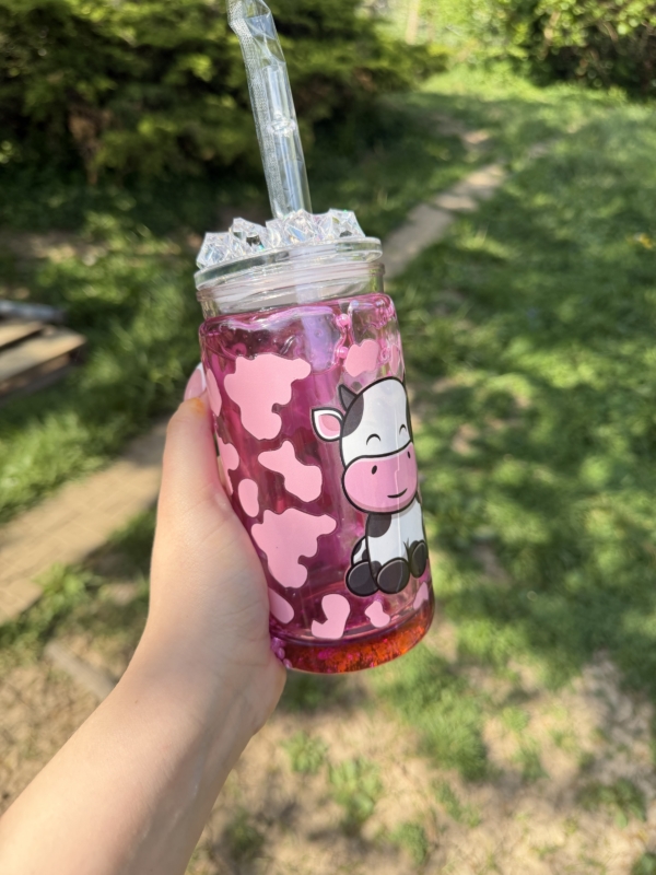 Vaso de vaquita efecto lava