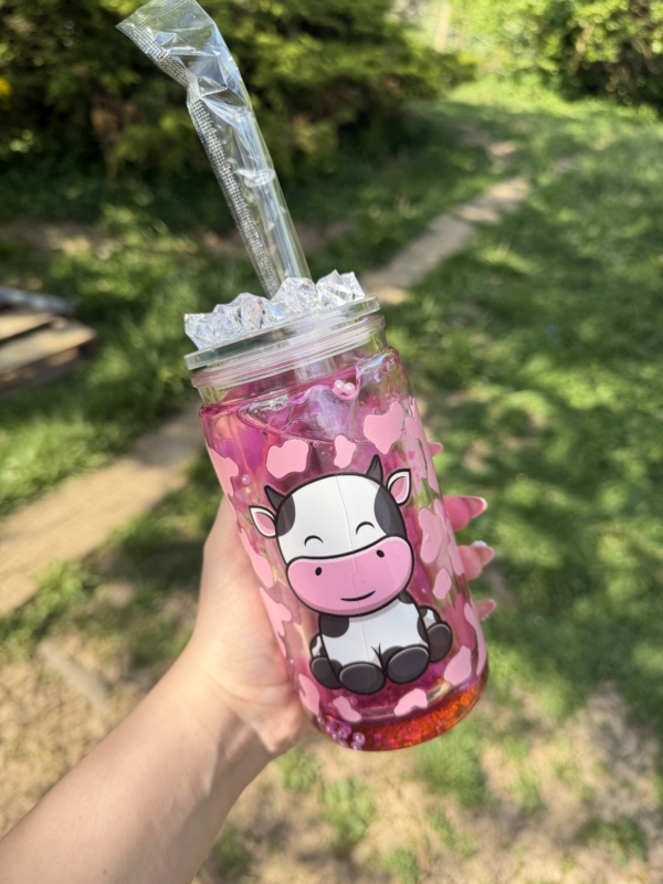 Vaso de vaquita efecto lava