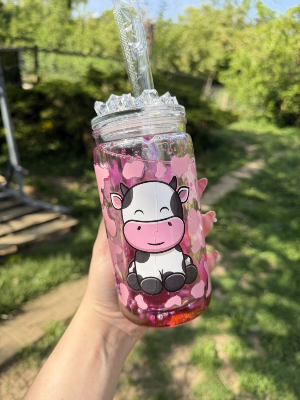 Vaso de vaquita efecto lava