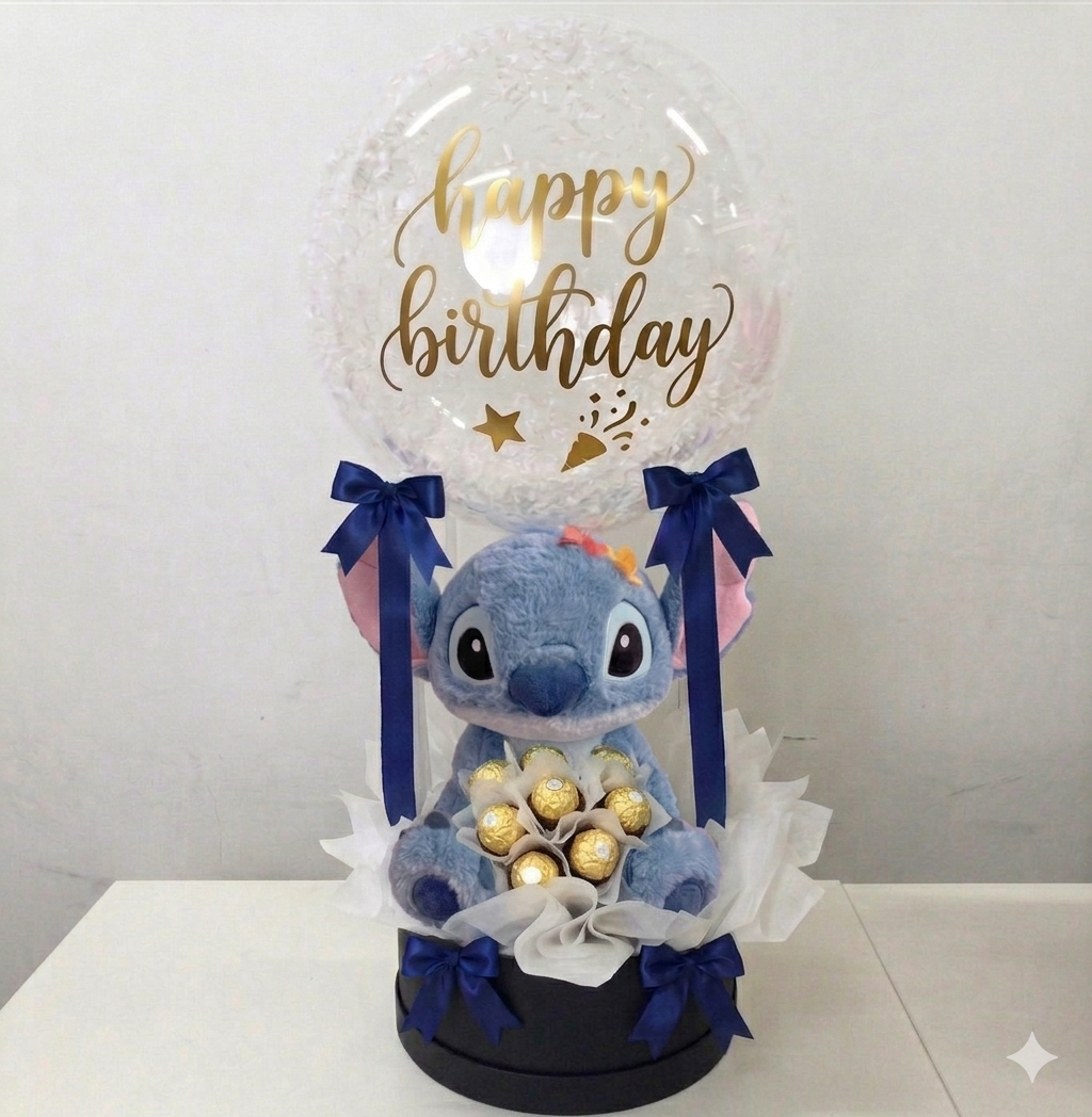 Cajita Stitch con Chocolates