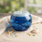 Vela de mar con efecto agua