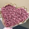 Ramo de 50 rosas de jabon rosa palo