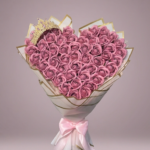 Ramo de 50 rosas de jabon rosa palo